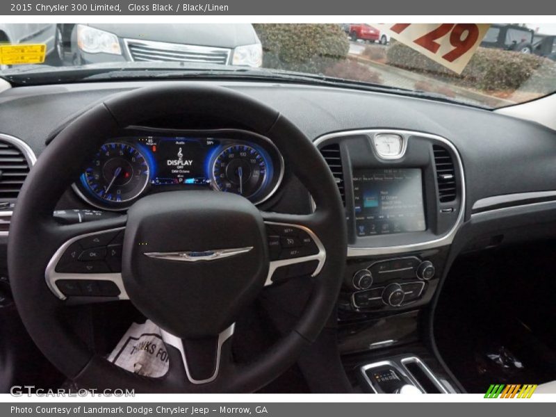 Gloss Black / Black/Linen 2015 Chrysler 300 Limited