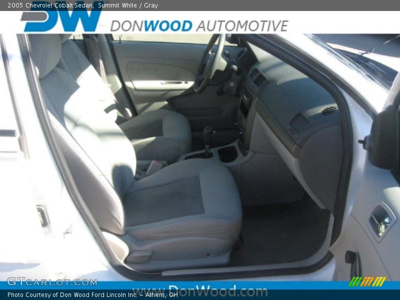 Summit White / Gray 2005 Chevrolet Cobalt Sedan
