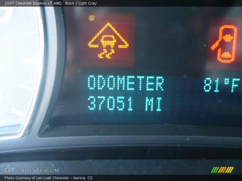 Black / Light Gray 2007 Chevrolet Equinox LT AWD
