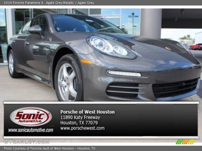 Agate Grey Metallic / Agate Grey 2014 Porsche Panamera 4