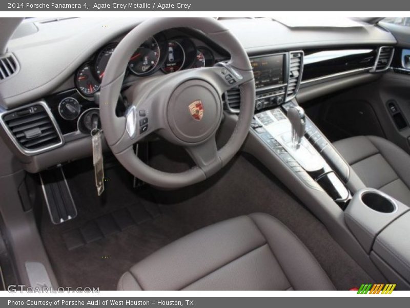 Agate Grey Metallic / Agate Grey 2014 Porsche Panamera 4