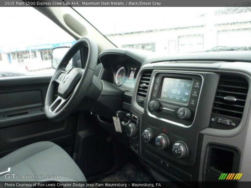 Maximum Steel Metallic / Black/Diesel Gray 2015 Ram 1500 Express Crew Cab 4x4