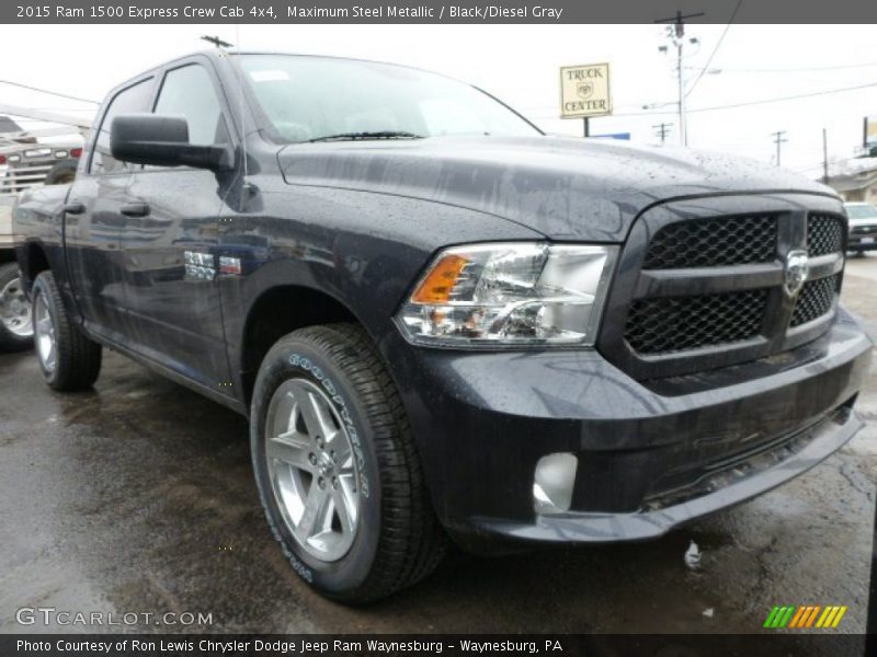 Maximum Steel Metallic / Black/Diesel Gray 2015 Ram 1500 Express Crew Cab 4x4