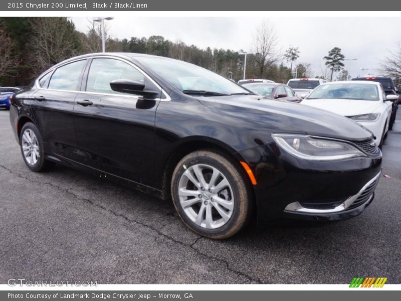 Black / Black/Linen 2015 Chrysler 200 Limited