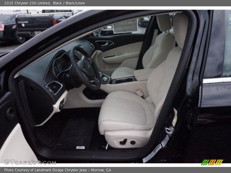 Black / Black/Linen 2015 Chrysler 200 Limited