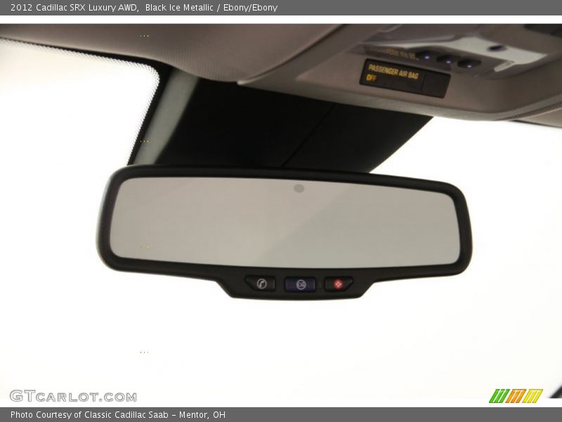 Black Ice Metallic / Ebony/Ebony 2012 Cadillac SRX Luxury AWD