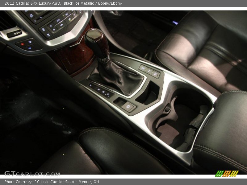 Black Ice Metallic / Ebony/Ebony 2012 Cadillac SRX Luxury AWD