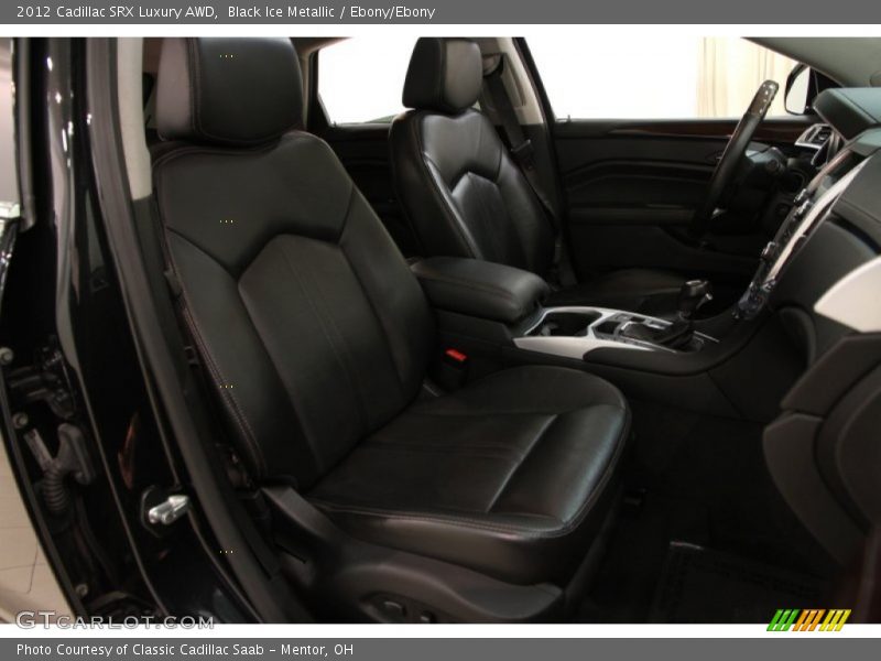 Black Ice Metallic / Ebony/Ebony 2012 Cadillac SRX Luxury AWD
