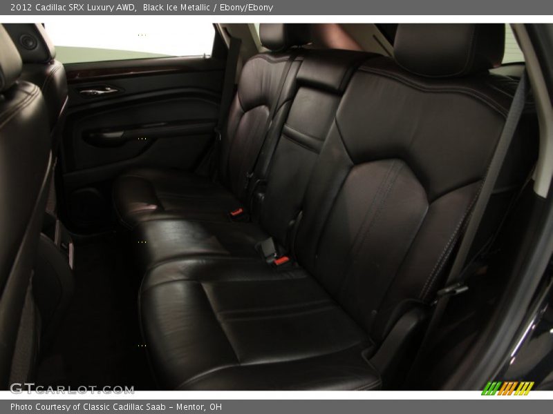 Black Ice Metallic / Ebony/Ebony 2012 Cadillac SRX Luxury AWD