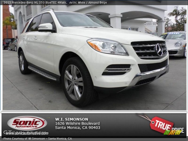 Arctic White / Almond Beige 2013 Mercedes-Benz ML 350 BlueTEC 4Matic