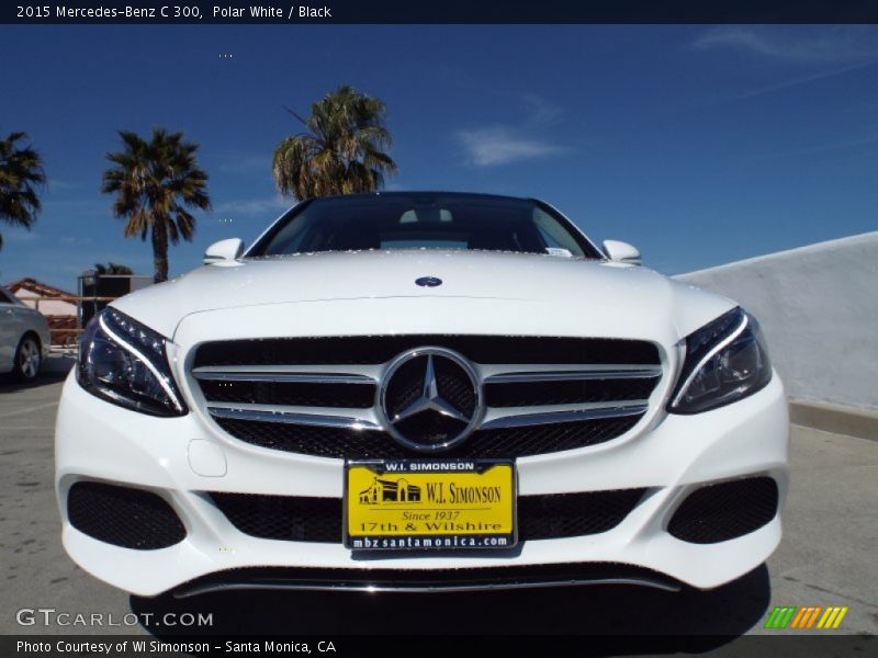 Polar White / Black 2015 Mercedes-Benz C 300