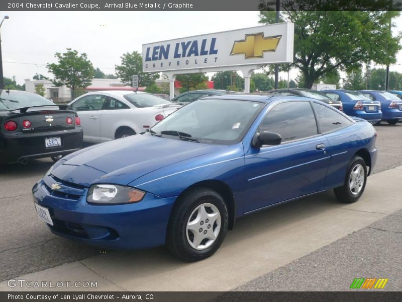 Arrival Blue Metallic / Graphite 2004 Chevrolet Cavalier Coupe