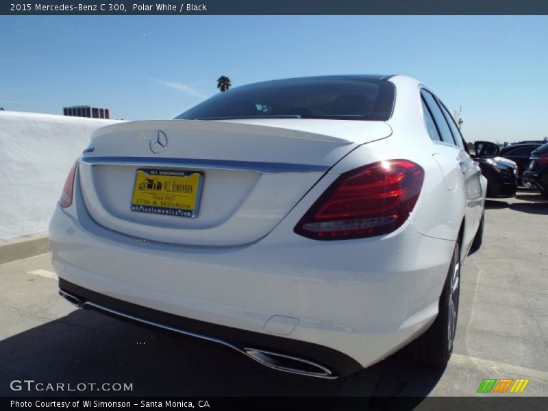Polar White / Black 2015 Mercedes-Benz C 300
