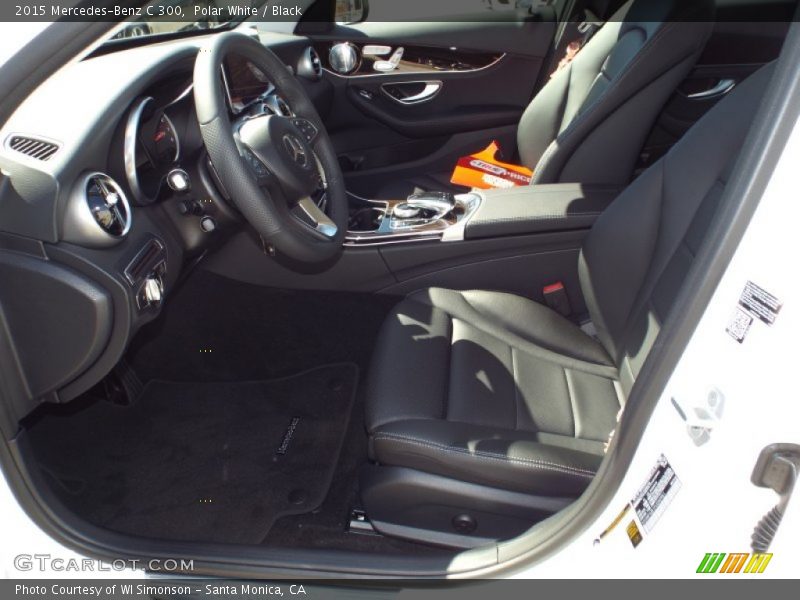 Polar White / Black 2015 Mercedes-Benz C 300