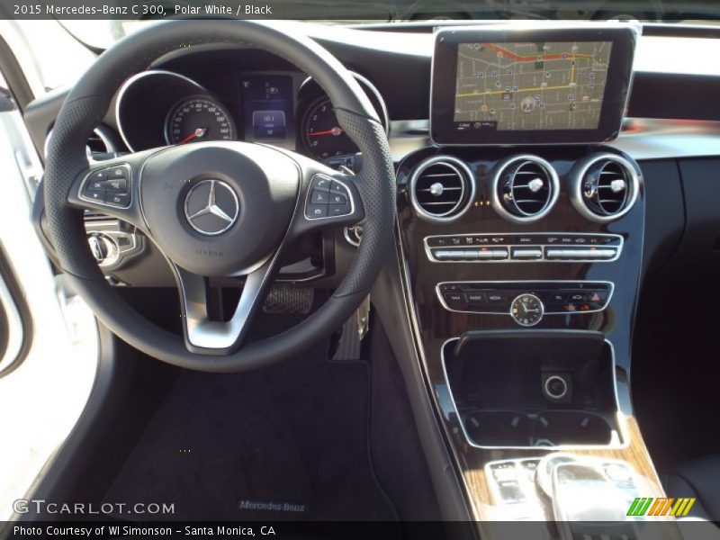 Polar White / Black 2015 Mercedes-Benz C 300