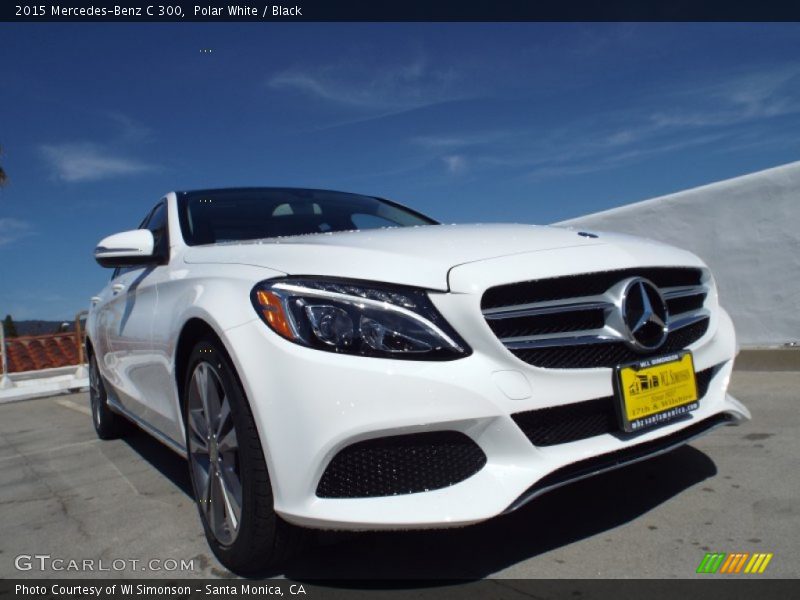 Polar White / Black 2015 Mercedes-Benz C 300