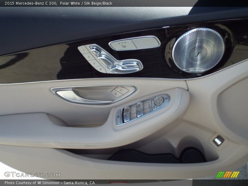 Polar White / Silk Beige/Black 2015 Mercedes-Benz C 300