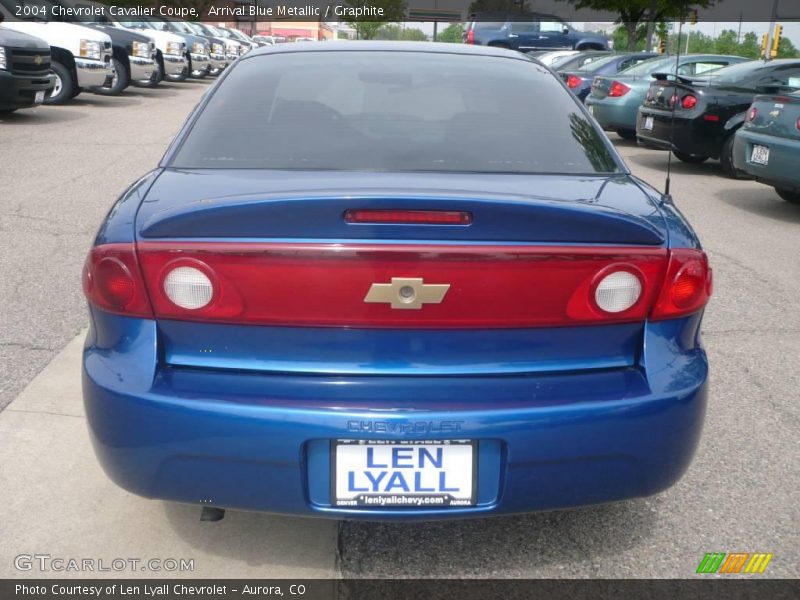 Arrival Blue Metallic / Graphite 2004 Chevrolet Cavalier Coupe