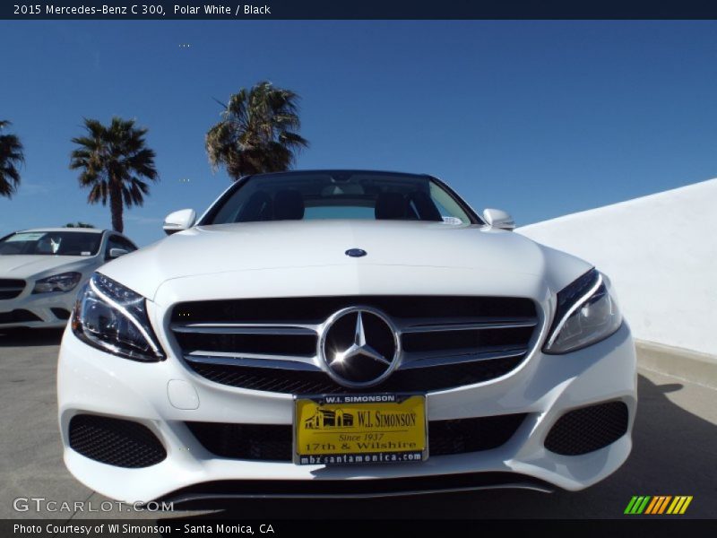 Polar White / Black 2015 Mercedes-Benz C 300