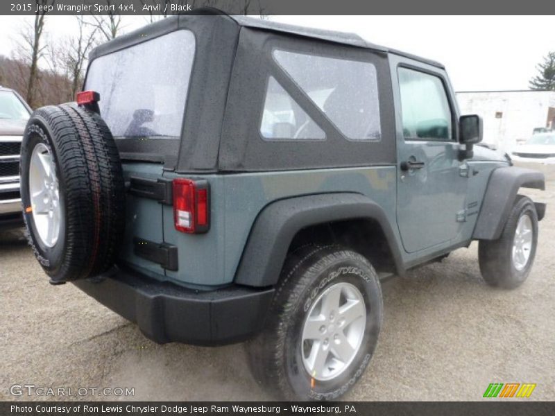 Anvil / Black 2015 Jeep Wrangler Sport 4x4