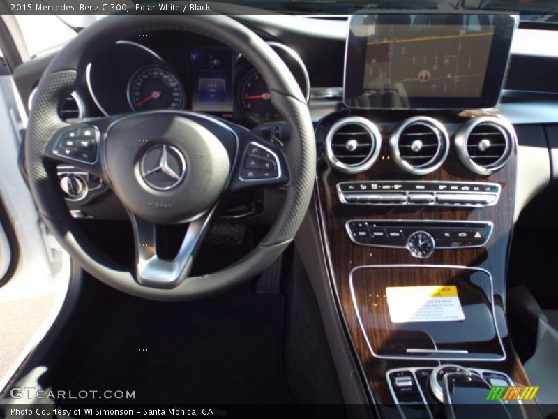 Polar White / Black 2015 Mercedes-Benz C 300