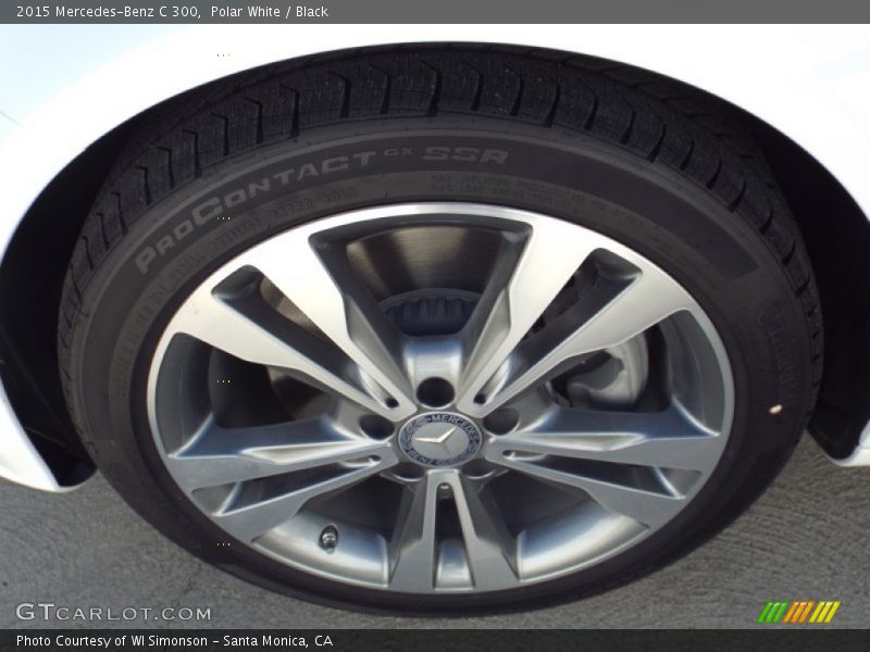 Polar White / Black 2015 Mercedes-Benz C 300