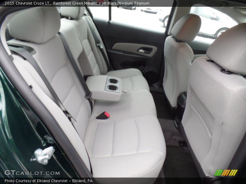 Rainforest Green Metallic / Jet Black/Medium Titanium 2015 Chevrolet Cruze LT