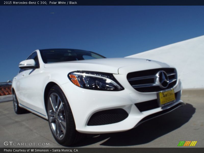Polar White / Black 2015 Mercedes-Benz C 300