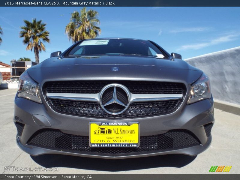 Mountain Grey Metallic / Black 2015 Mercedes-Benz CLA 250
