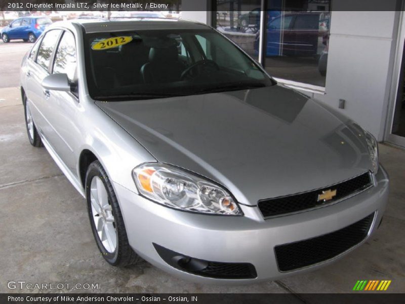 Silver Ice Metallic / Ebony 2012 Chevrolet Impala LTZ