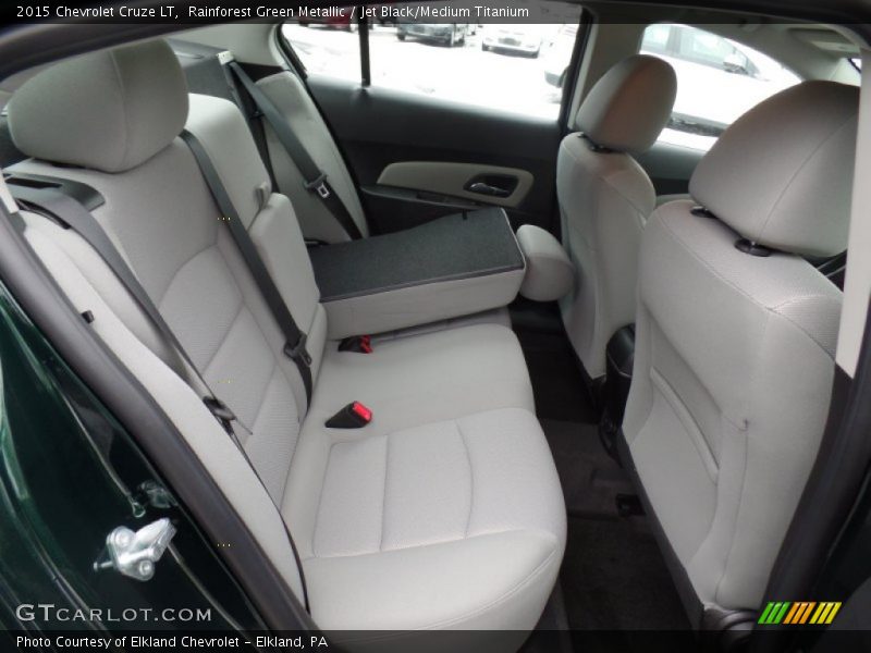 Rainforest Green Metallic / Jet Black/Medium Titanium 2015 Chevrolet Cruze LT
