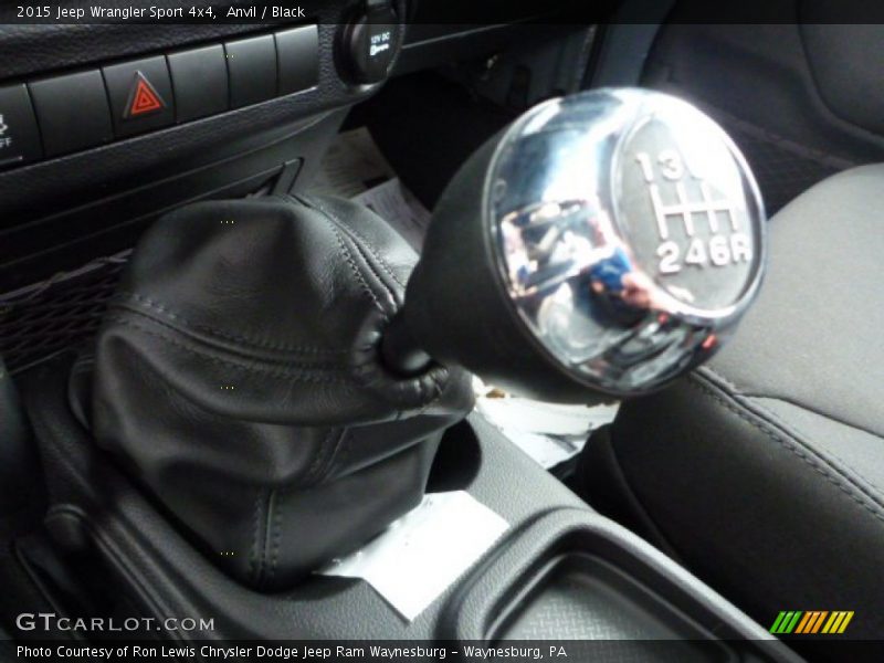 Anvil / Black 2015 Jeep Wrangler Sport 4x4