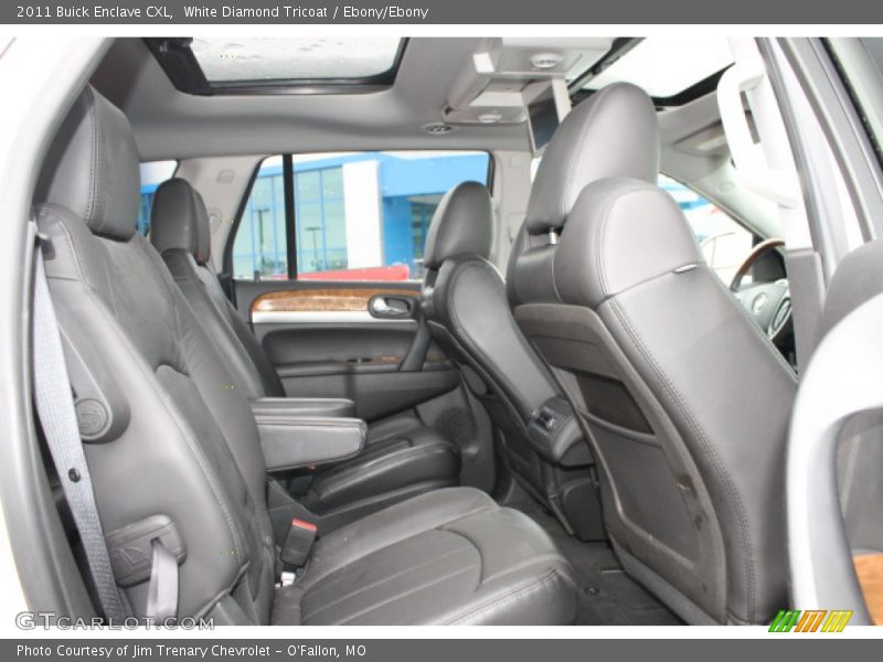 White Diamond Tricoat / Ebony/Ebony 2011 Buick Enclave CXL