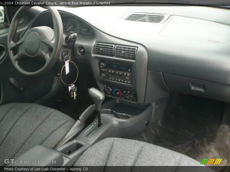 Arrival Blue Metallic / Graphite 2004 Chevrolet Cavalier Coupe