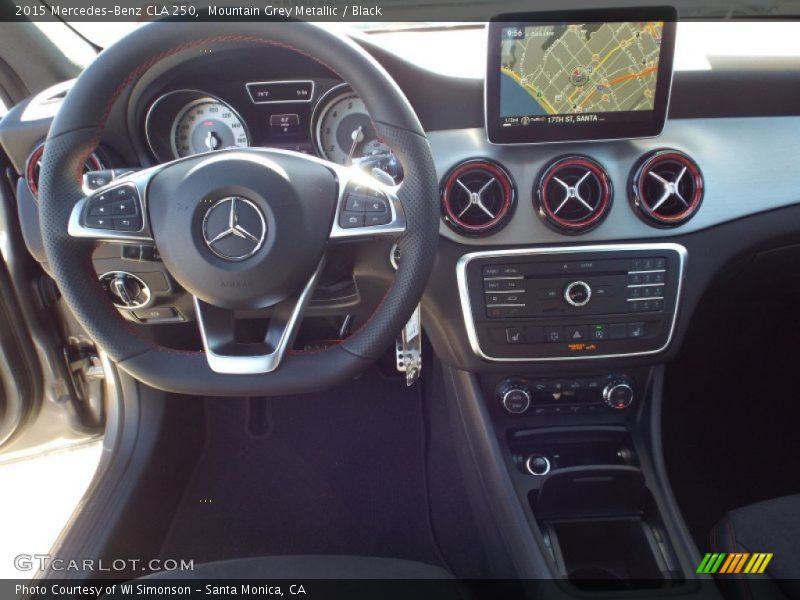 Mountain Grey Metallic / Black 2015 Mercedes-Benz CLA 250
