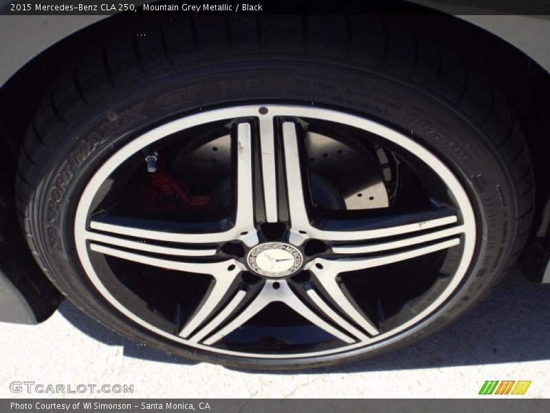 Mountain Grey Metallic / Black 2015 Mercedes-Benz CLA 250