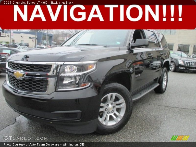 Black / Jet Black 2015 Chevrolet Tahoe LT 4WD