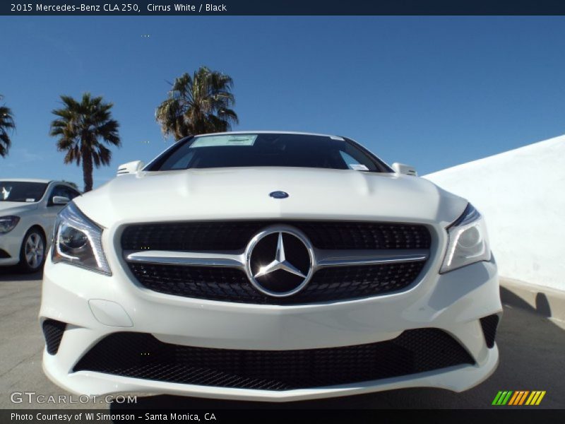 Cirrus White / Black 2015 Mercedes-Benz CLA 250