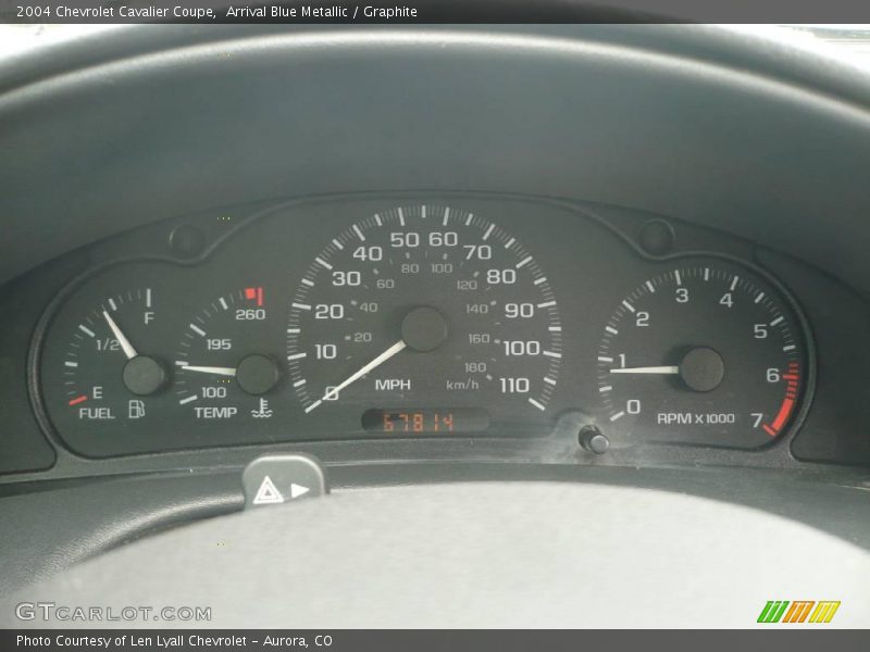 Arrival Blue Metallic / Graphite 2004 Chevrolet Cavalier Coupe