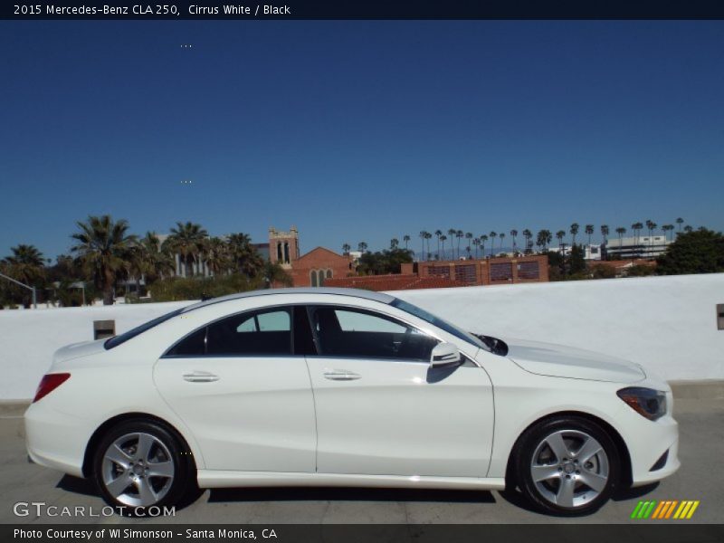 Cirrus White / Black 2015 Mercedes-Benz CLA 250