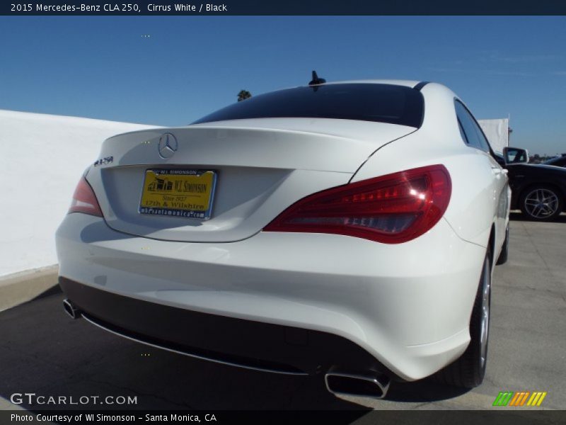 Cirrus White / Black 2015 Mercedes-Benz CLA 250