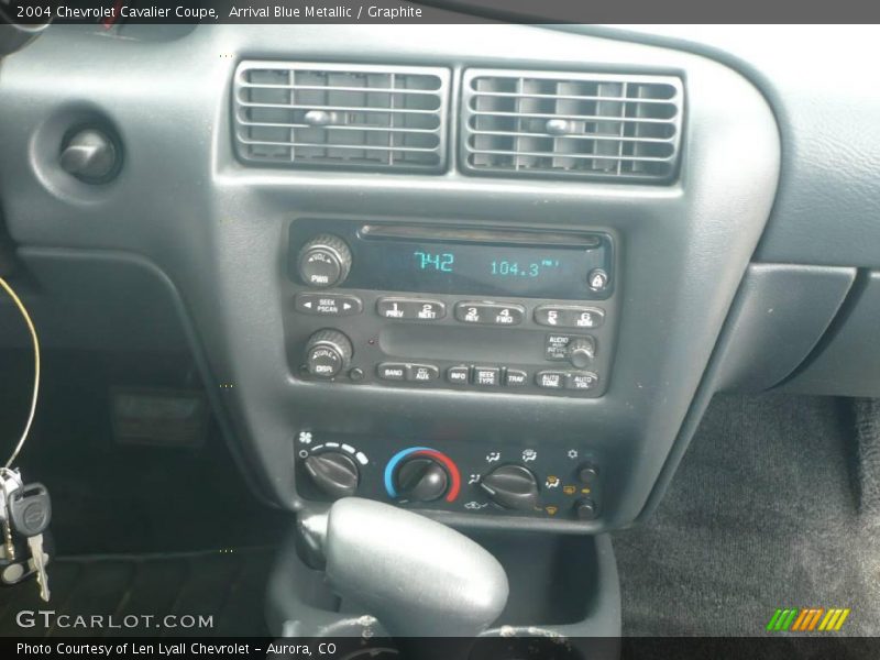 Arrival Blue Metallic / Graphite 2004 Chevrolet Cavalier Coupe