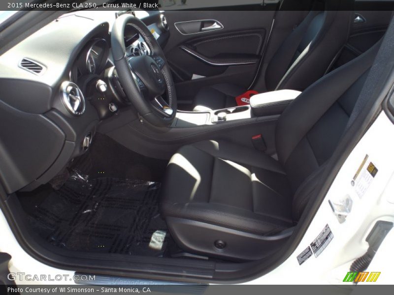 Cirrus White / Black 2015 Mercedes-Benz CLA 250