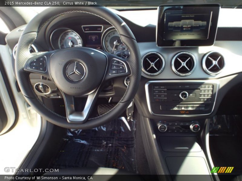 Cirrus White / Black 2015 Mercedes-Benz CLA 250