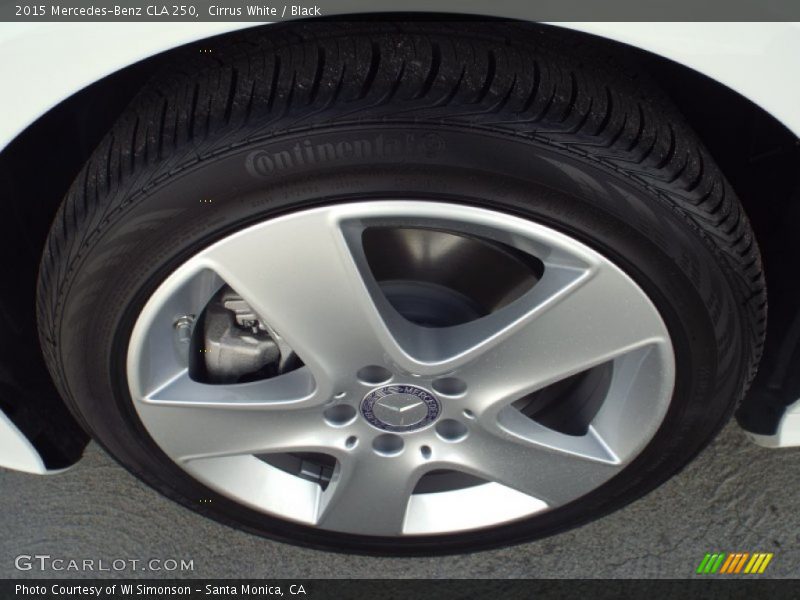 Cirrus White / Black 2015 Mercedes-Benz CLA 250