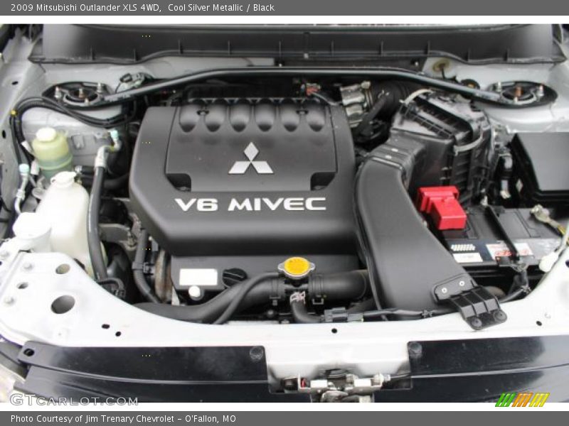 Cool Silver Metallic / Black 2009 Mitsubishi Outlander XLS 4WD