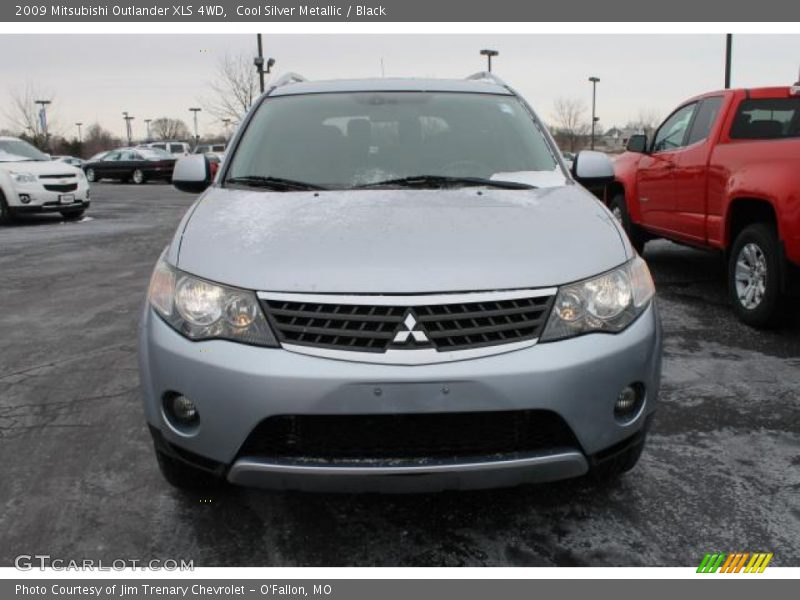 Cool Silver Metallic / Black 2009 Mitsubishi Outlander XLS 4WD