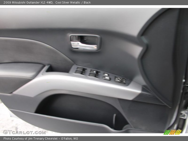 Cool Silver Metallic / Black 2009 Mitsubishi Outlander XLS 4WD