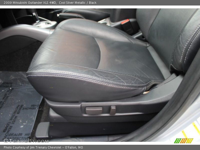 Cool Silver Metallic / Black 2009 Mitsubishi Outlander XLS 4WD