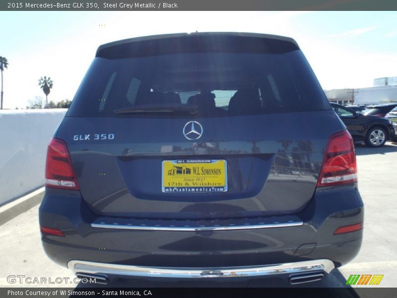 Steel Grey Metallic / Black 2015 Mercedes-Benz GLK 350